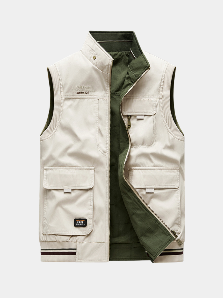 Alban™ | Gilet Multi-Poches Style Aventure