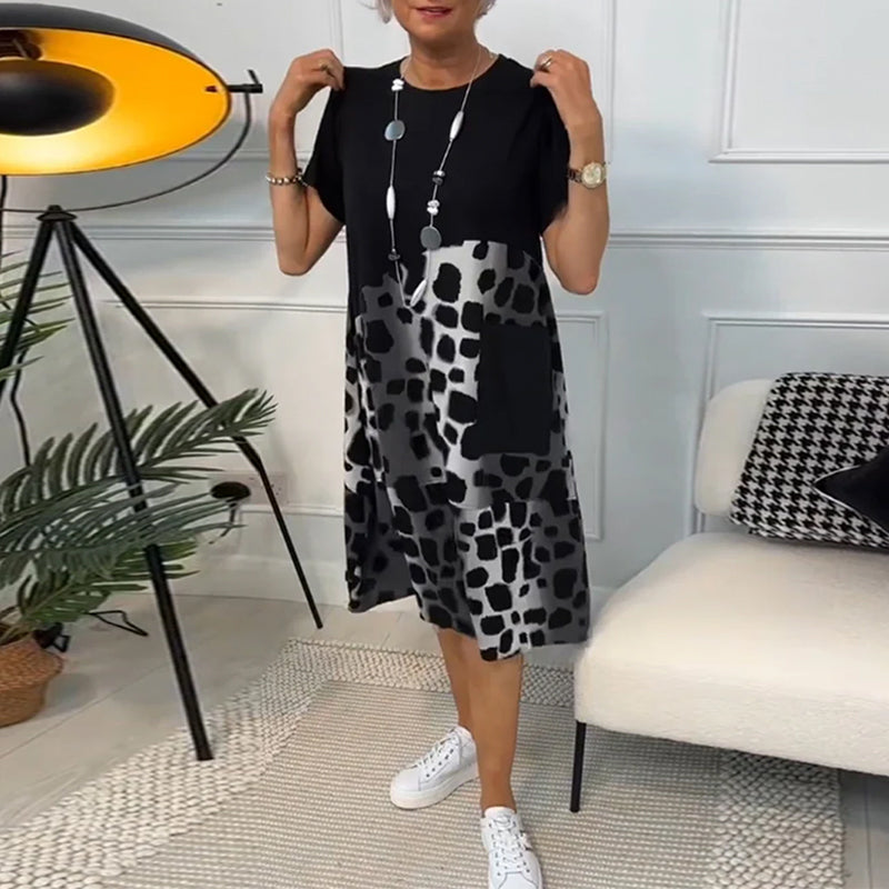 Tessa | Robe décontractée à encolure ronde