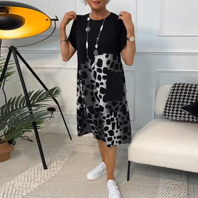 Tessa | Robe décontractée à encolure ronde