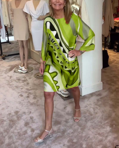 Amara | Robe élégante à col rond