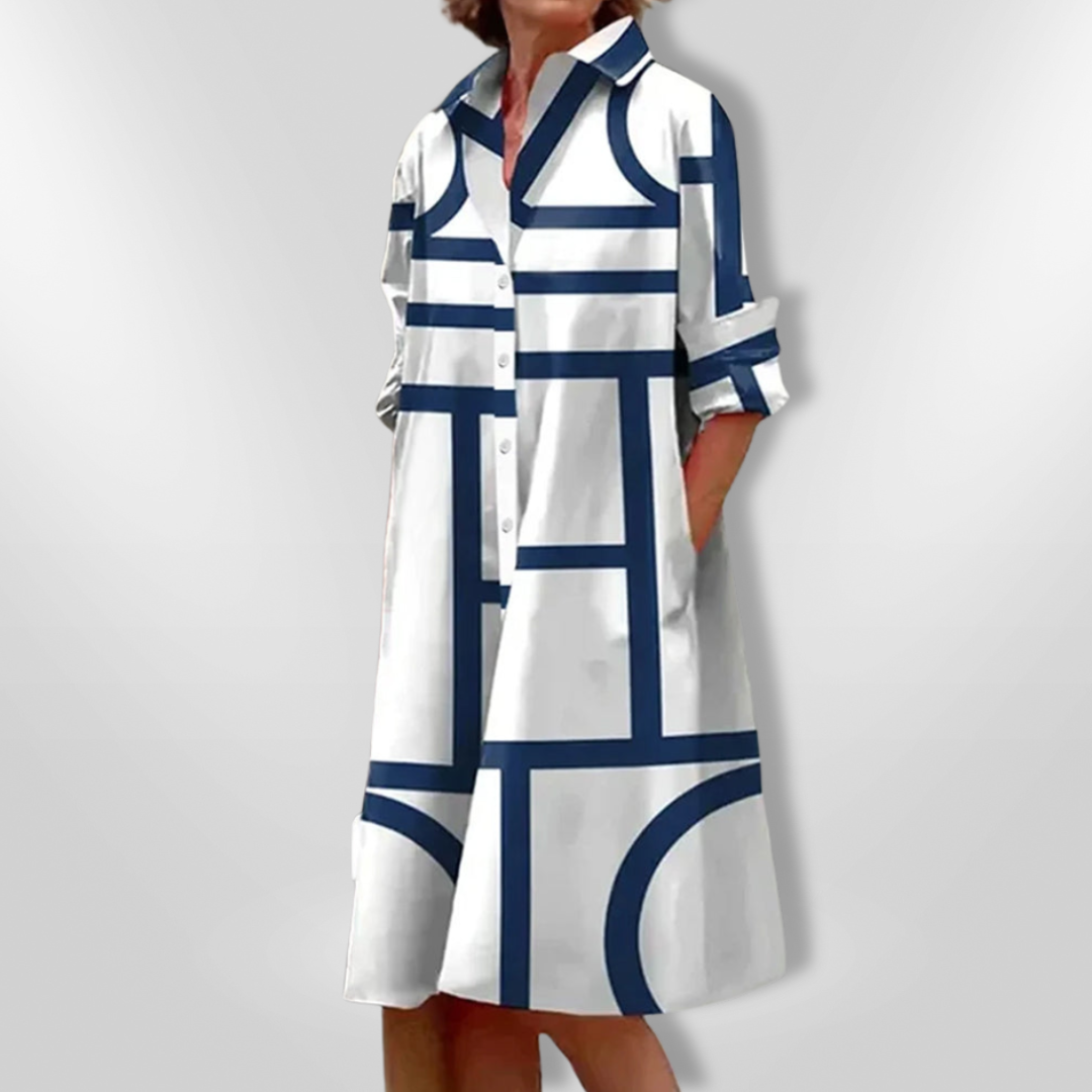 Coralie™ | Chemise Graphique Moderne