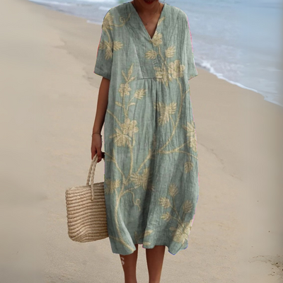 Aimée™ | Robe Fleurie Élégante