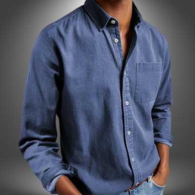 Louis™ | Chemise Décontractée en Denim