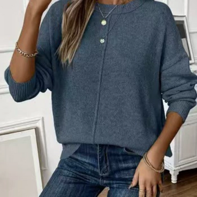 Elvire™ | Pull décontracté col rond