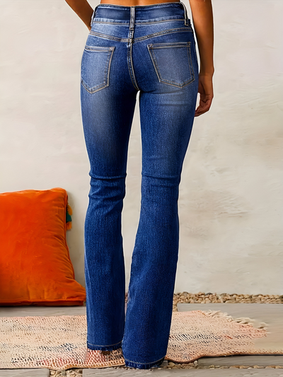 Camille™ | Jean Évasé Taille Haute