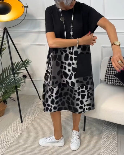 Tessa | Robe décontractée à encolure ronde