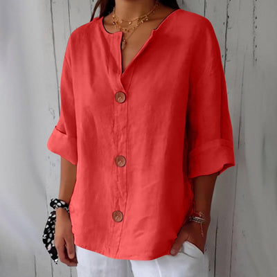 Alizée™ | Blouse en Lin Décontractée