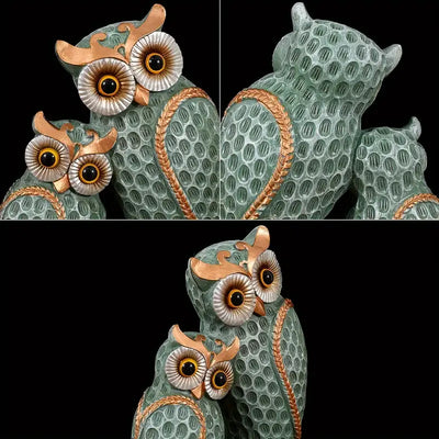Cassandre™ | Ensemble de statues de hibou