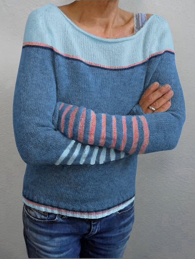 Edmonde™ | Pull Élégant à Rayures