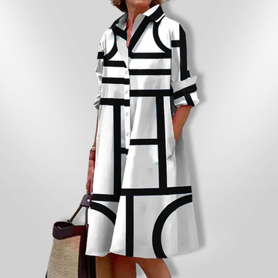 Coralie™ | Chemise Graphique Moderne