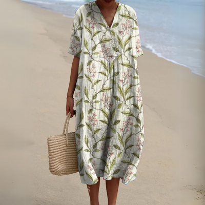 Aimée™ | Robe Fleurie Élégante