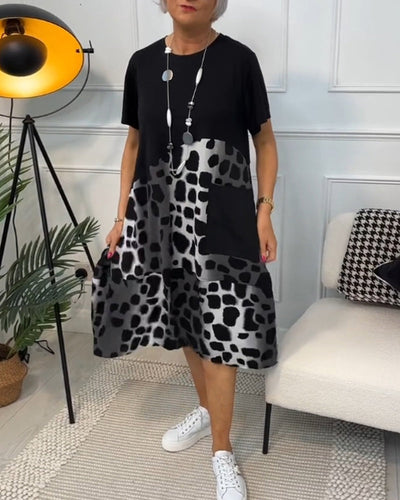 Tessa | Robe décontractée à encolure ronde