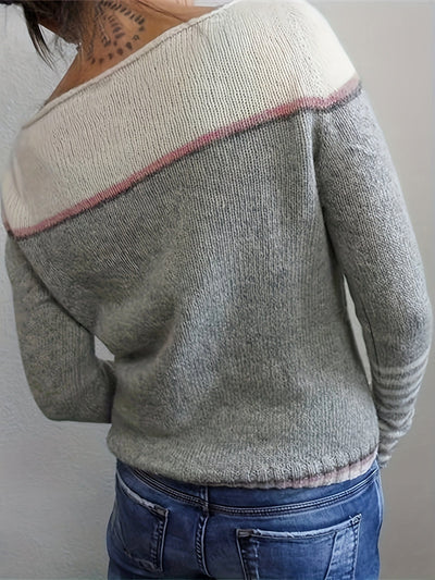 Edmonde™ | Pull Élégant à Rayures