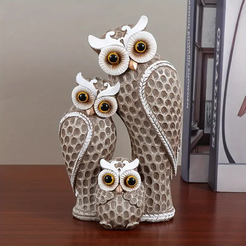 Cassandre™ | Ensemble de statues de hibou