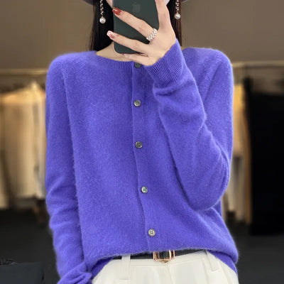 Apolline™ | Gilet en maille douce à boutons