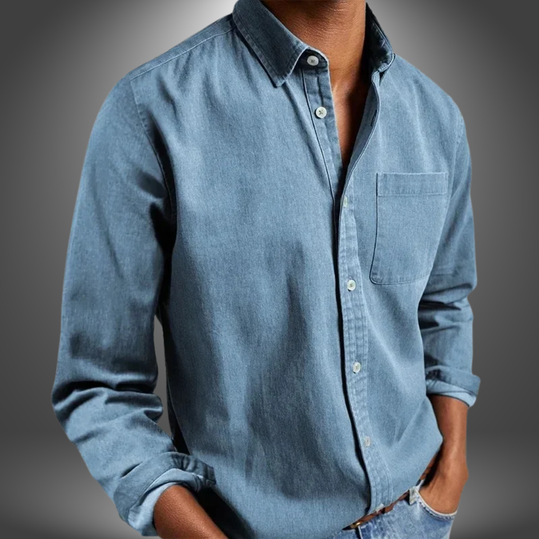 Louis™ | Chemise Décontractée en Denim