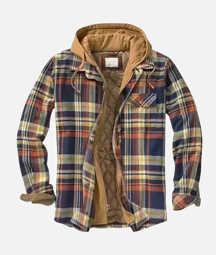 Darel™ | Veste à carreaux matelassée