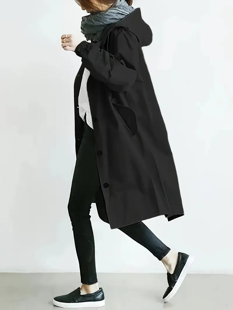 Cléophée™ | Trench-coat long décontracté pour femme