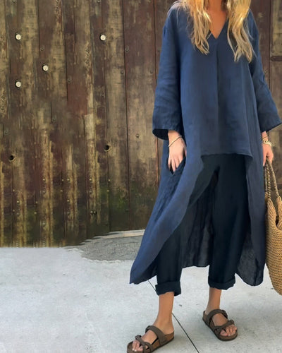 Amaya™ | Ensemble ample en lin 2 pièces