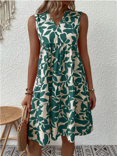 Irina™ | Robe fluide à imprimé naturel
