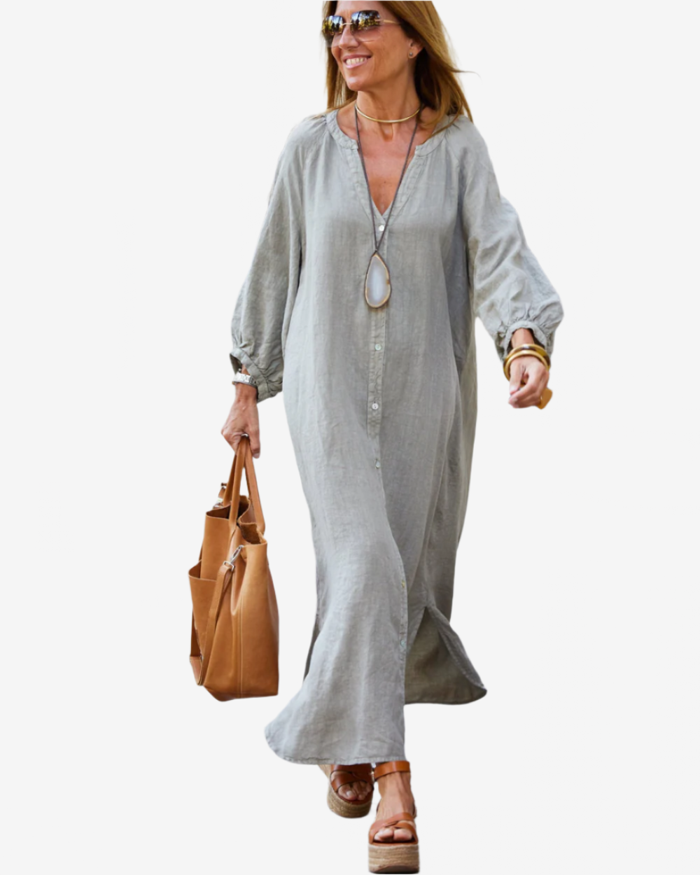 Luna | Jolie robe légère en lin