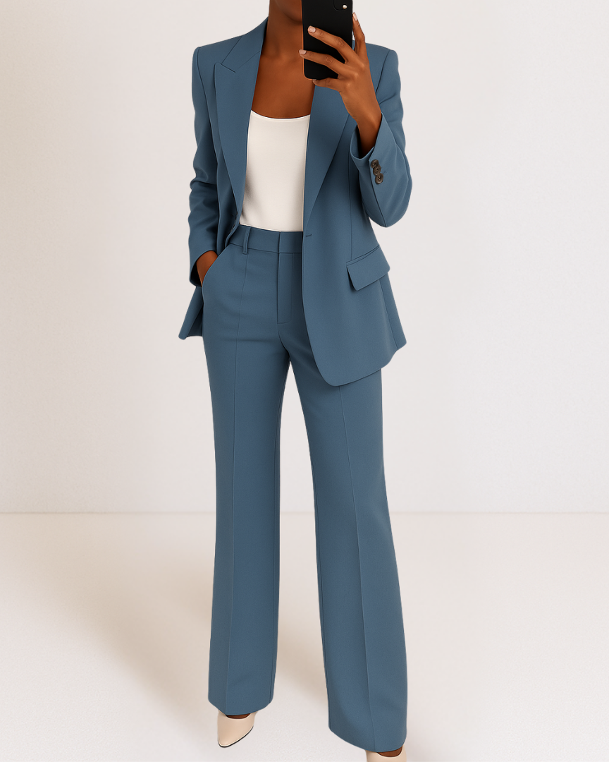 Perrine™ | Ensemble Tailleur Élégant à Coupe Structurée