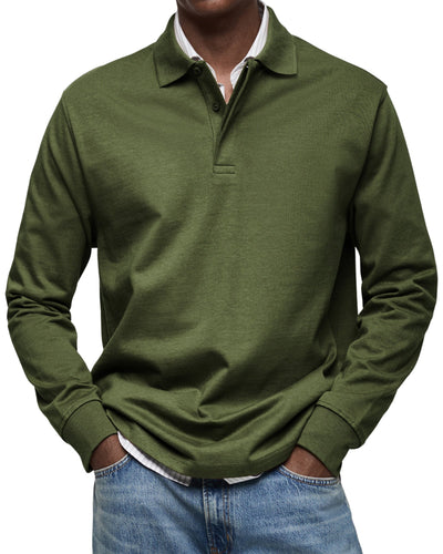 Ezio™ | Polo Homme Manches Longues