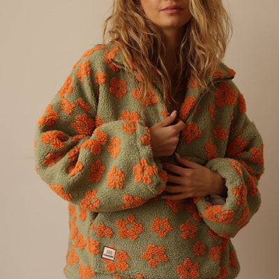 Hédrine™ | Pull Douillet à Motifs Floraux