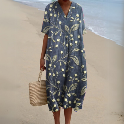 Aimée™ | Robe Fleurie Élégante