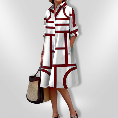 Coralie™ | Chemise Graphique Moderne