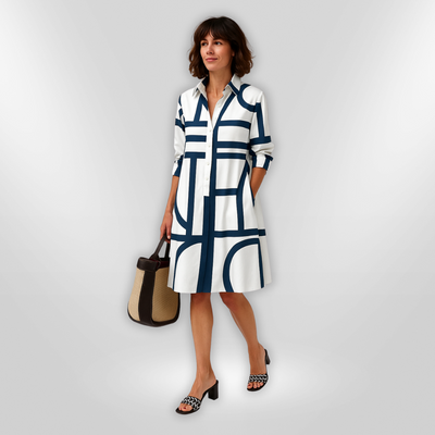 Coralie™ | Chemise Graphique Moderne