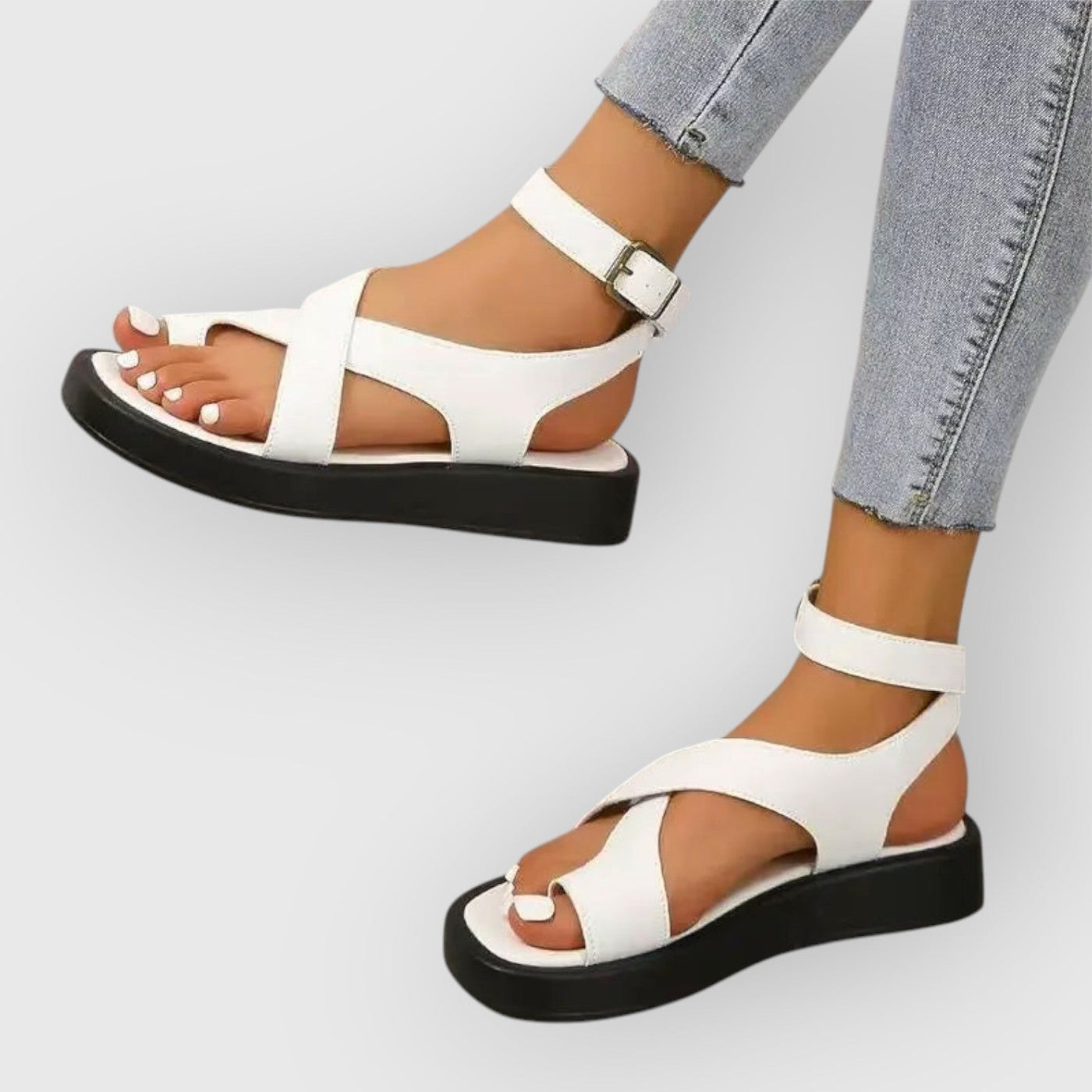 Camille™ | Sandales Élégantes à Brides Croisées