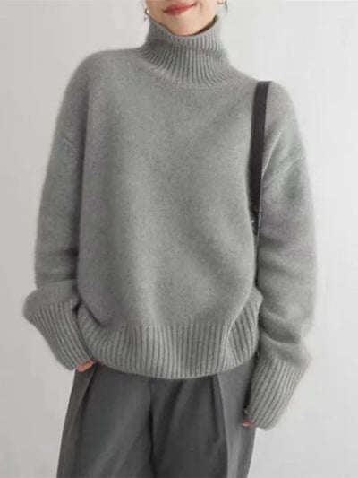 Althéa™ | Pull col roulé en maille douce