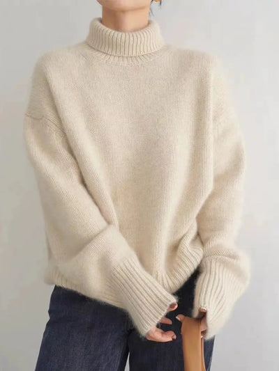 Althéa™ | Pull col roulé en maille douce