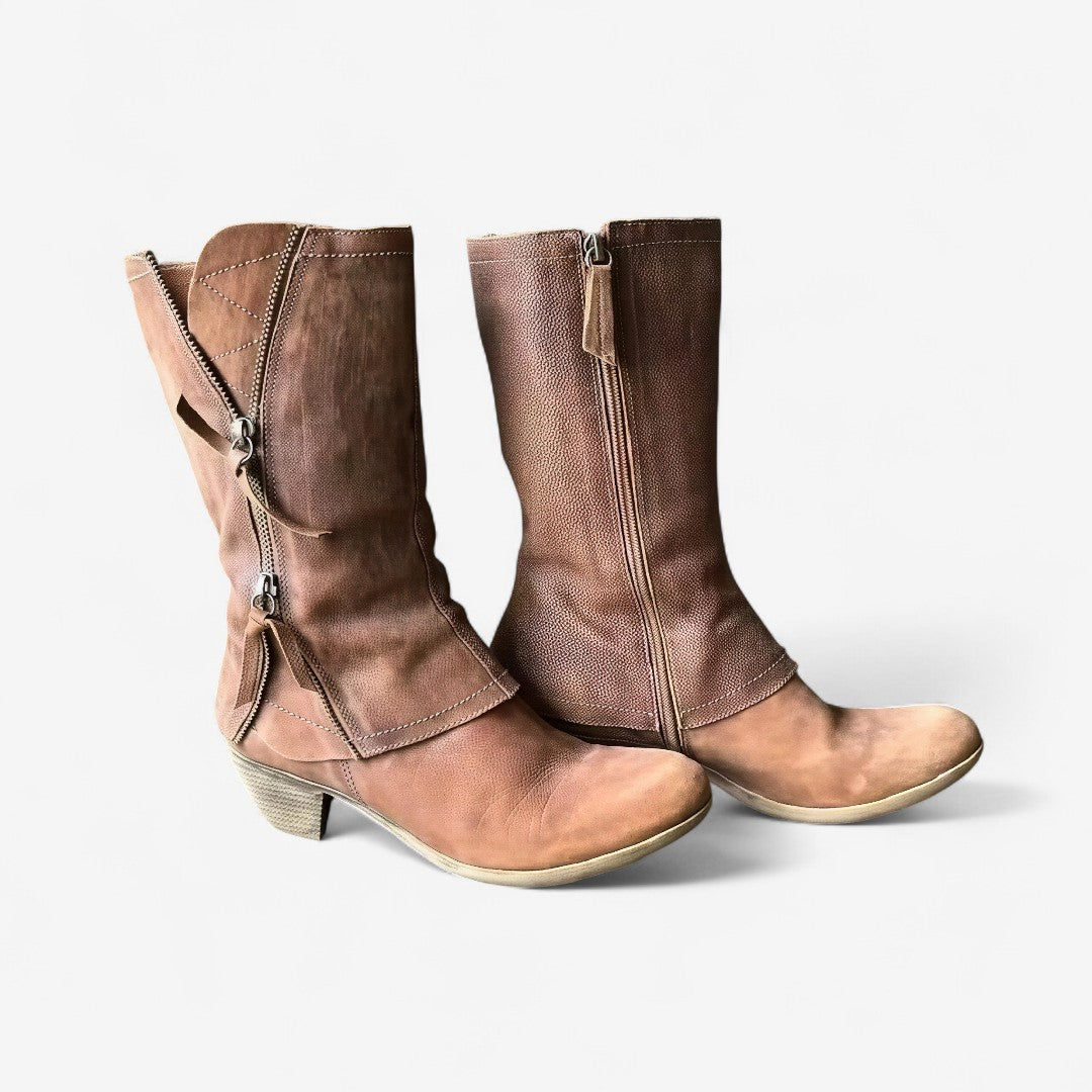 Jaurine™ | Bottes Mi-Mollet Élégantes