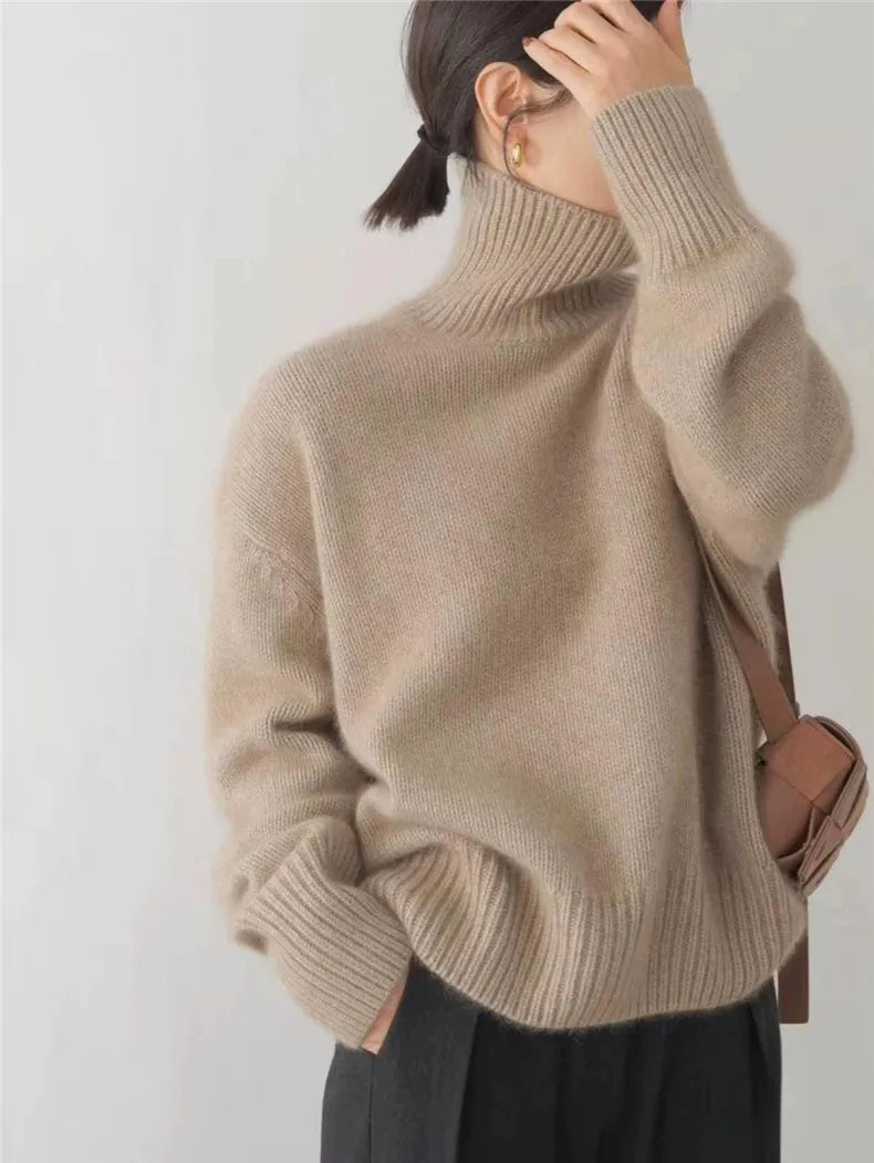 Althéa™ | Pull col roulé en maille douce
