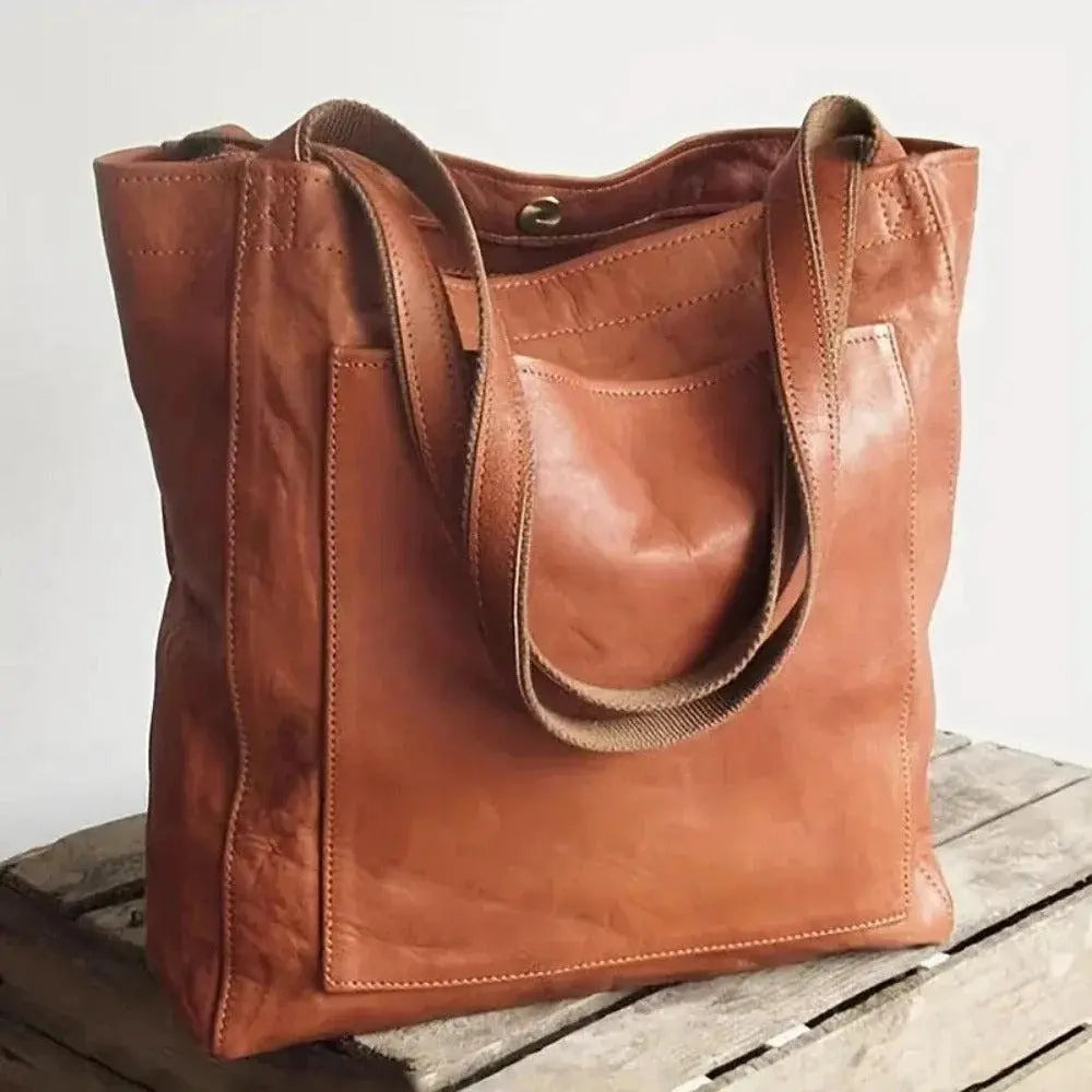 Alaric™ | Tote bag en cuir véritable
