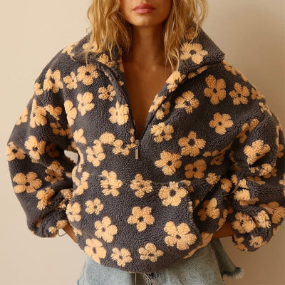 Hédrine™ | Pull Douillet à Motifs Floraux