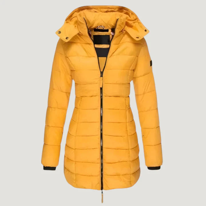 Maud™ | Doudoune longue à capuche pour femme