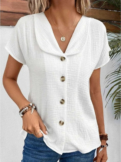 Luna | Blouse en coton et lin