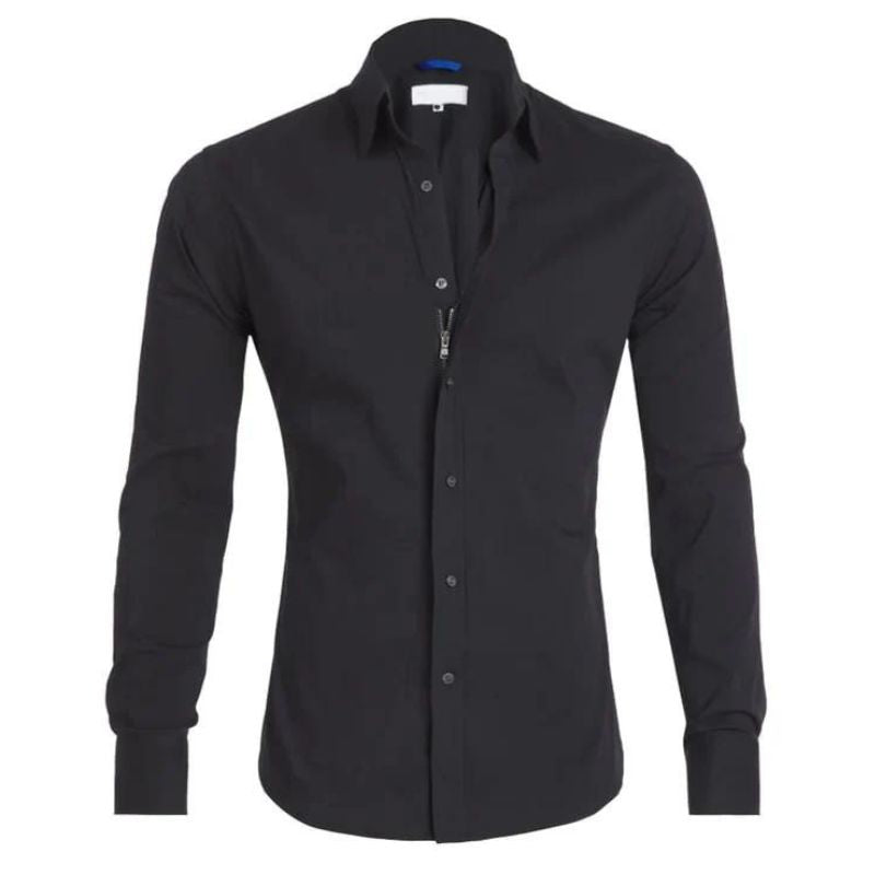Gaël™ | Chemise Slim Élégante à Manches Longues