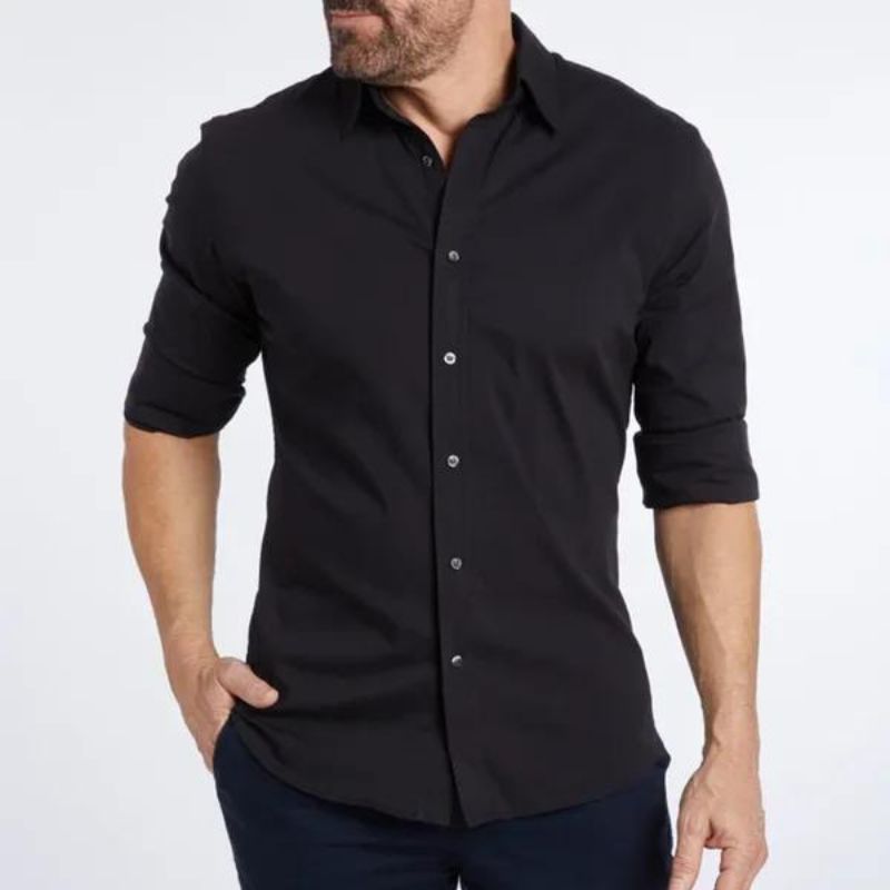 Gaël™ | Chemise Slim Élégante à Manches Longues