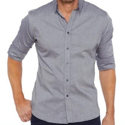 Gaël™ | Chemise Slim Élégante à Manches Longues