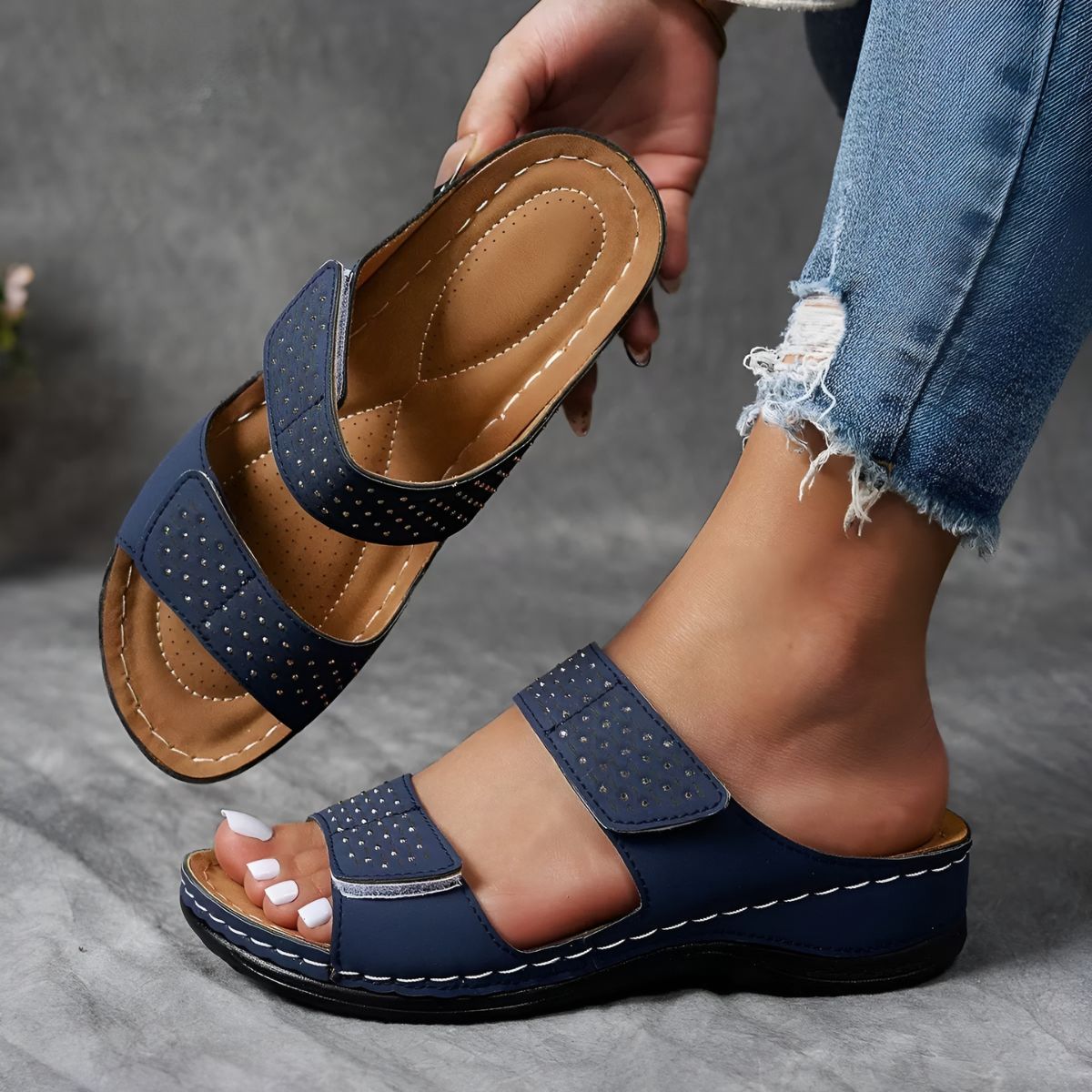 Elena™ | Sandales orthopédiques à double bride