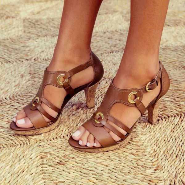 Célestine™ | Sandales Sculpturales Élégantes