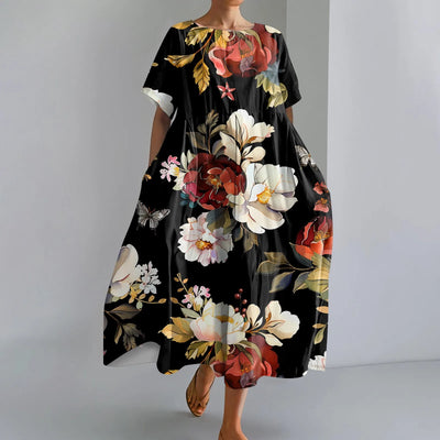 Élina™ | Robe Fleurie Ample et Légère