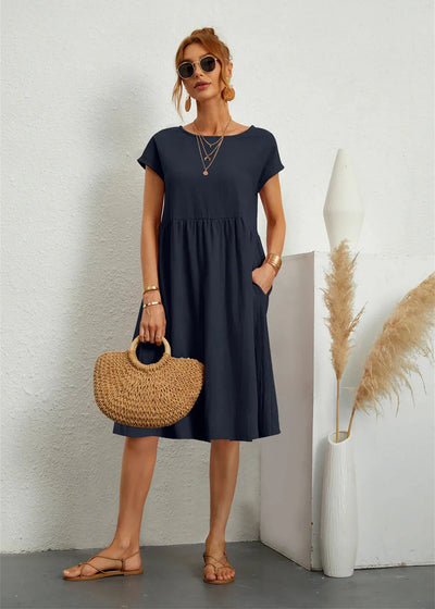 Soléna™ | Robe d'été décontractée avec poches