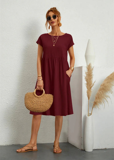 Soléna™ | Robe d'été décontractée avec poches