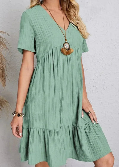 Zéphyrine™ | Robe Décontractée à Volants