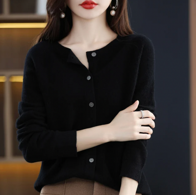 Apolline™ | Gilet en maille douce à boutons